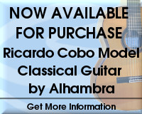 Ricardo Cobo Model Classical Guitar by Alhambra